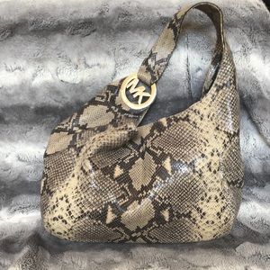 Michael Kors Python Hobo Bag